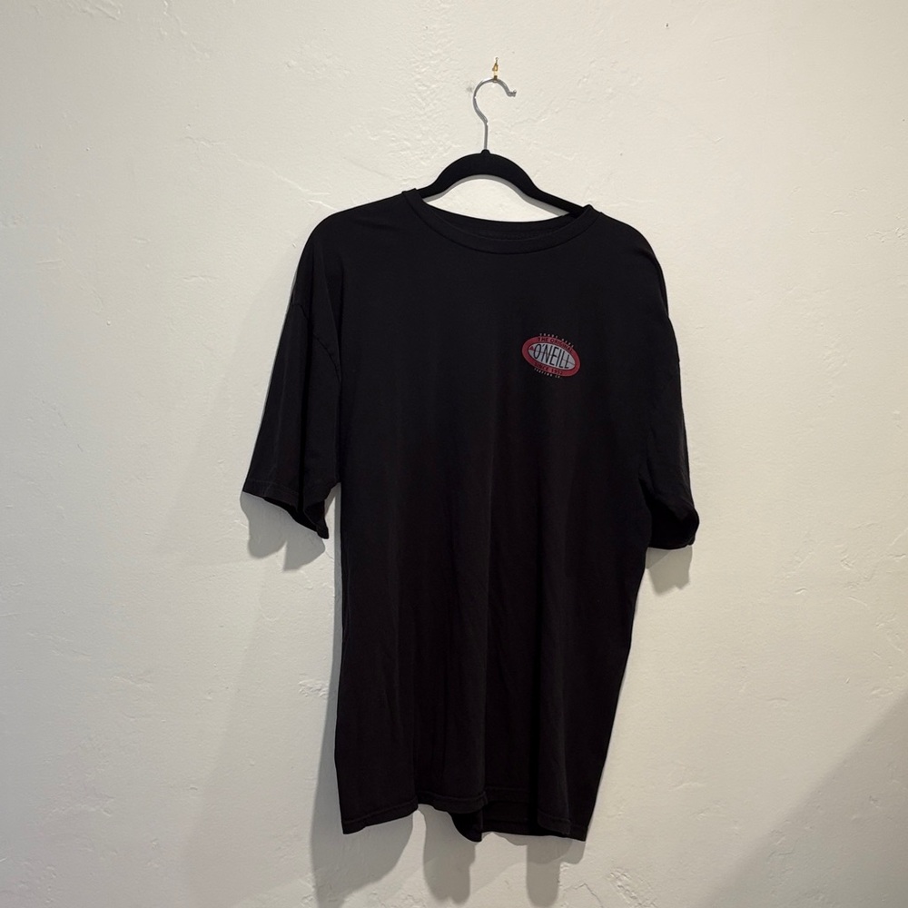 O'Neill Black Short Sleeve Tee with Red Graphic